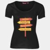 JB's LADIES SCOOP NECK TEE Thumbnail