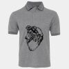 JB's  BIRDS EYE POLO   CHARCOAL - S Thumbnail