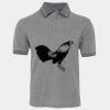 JB's  BIRDS EYE POLO   CHARCOAL - S Thumbnail