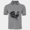 JB's  BIRDS EYE POLO   CHARCOAL - S Thumbnail