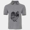 JB's  BIRDS EYE POLO   CHARCOAL - S Thumbnail