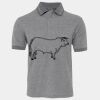 JB's  BIRDS EYE POLO   CHARCOAL - S Thumbnail