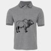 JB's  BIRDS EYE POLO   CHARCOAL - S Thumbnail