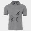 JB's  BIRDS EYE POLO   CHARCOAL - S Thumbnail
