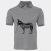JB's  BIRDS EYE POLO   CHARCOAL - S Thumbnail