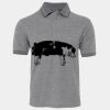 JB's  BIRDS EYE POLO   CHARCOAL - S Thumbnail
