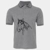 JB's  BIRDS EYE POLO   CHARCOAL - S Thumbnail