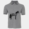 JB's  BIRDS EYE POLO   CHARCOAL - S Thumbnail