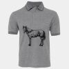 JB's  BIRDS EYE POLO   CHARCOAL - S Thumbnail