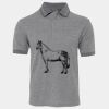JB's  BIRDS EYE POLO   CHARCOAL - S Thumbnail