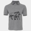 JB's  BIRDS EYE POLO   CHARCOAL - S Thumbnail
