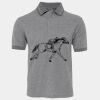 JB's  BIRDS EYE POLO   CHARCOAL - S Thumbnail
