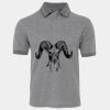 JB's  BIRDS EYE POLO   CHARCOAL - S Thumbnail