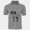 JB's  BIRDS EYE POLO   CHARCOAL - S Thumbnail