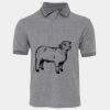 JB's  BIRDS EYE POLO   CHARCOAL - S Thumbnail