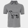 JB's  BIRDS EYE POLO   CHARCOAL - S Thumbnail
