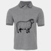 JB's  BIRDS EYE POLO   CHARCOAL - S Thumbnail