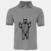 JB's  BIRDS EYE POLO   CHARCOAL - S Thumbnail