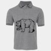 JB's  BIRDS EYE POLO   CHARCOAL - S Thumbnail