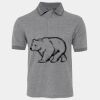 JB's  BIRDS EYE POLO   CHARCOAL - S Thumbnail