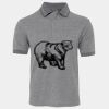 JB's  BIRDS EYE POLO   CHARCOAL - S Thumbnail