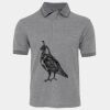 JB's  BIRDS EYE POLO   CHARCOAL - S Thumbnail