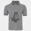 JB's  BIRDS EYE POLO   CHARCOAL - S Thumbnail