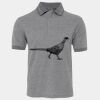 JB's  BIRDS EYE POLO   CHARCOAL - S Thumbnail