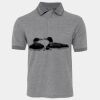 JB's  BIRDS EYE POLO   CHARCOAL - S Thumbnail