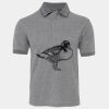 JB's  BIRDS EYE POLO   CHARCOAL - S Thumbnail