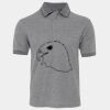 JB's  BIRDS EYE POLO   CHARCOAL - S Thumbnail