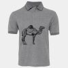 JB's  BIRDS EYE POLO   CHARCOAL - S Thumbnail