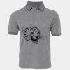 JB's  BIRDS EYE POLO   CHARCOAL - S Thumbnail