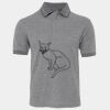 JB's  BIRDS EYE POLO   CHARCOAL - S Thumbnail