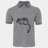 JB's  BIRDS EYE POLO   CHARCOAL - S Thumbnail