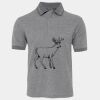 JB's  BIRDS EYE POLO   CHARCOAL - S Thumbnail