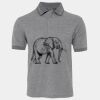 JB's  BIRDS EYE POLO   CHARCOAL - S Thumbnail
