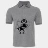 JB's  BIRDS EYE POLO   CHARCOAL - S Thumbnail