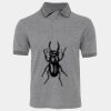 JB's  BIRDS EYE POLO   CHARCOAL - S Thumbnail