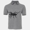 JB's  BIRDS EYE POLO   CHARCOAL - S Thumbnail