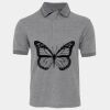 JB's  BIRDS EYE POLO   CHARCOAL - S Thumbnail