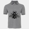 JB's  BIRDS EYE POLO   CHARCOAL - S Thumbnail