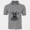 JB's  BIRDS EYE POLO   CHARCOAL - S Thumbnail