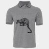 JB's  BIRDS EYE POLO   CHARCOAL - S Thumbnail