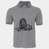 JB's  BIRDS EYE POLO   CHARCOAL - S Thumbnail