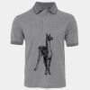 JB's  BIRDS EYE POLO   CHARCOAL - S Thumbnail