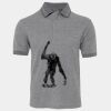 JB's  BIRDS EYE POLO   CHARCOAL - S Thumbnail