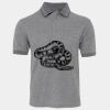 JB's  BIRDS EYE POLO   CHARCOAL - S Thumbnail