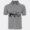 JB's  BIRDS EYE POLO   CHARCOAL - S Thumbnail