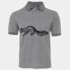 JB's  BIRDS EYE POLO   CHARCOAL - S Thumbnail